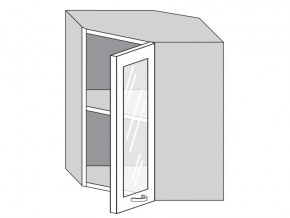 1.60.3у Шкаф настенный (h=720) угловой на 600мм со стекл. дверцей в Лабытнангах - labytnangi.магазин96.com | фото
