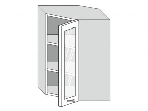 19.60.3у Шкаф настенный (h=913) угловой на 600мм со стекл. дверцей в Лабытнангах - labytnangi.магазин96.com | фото