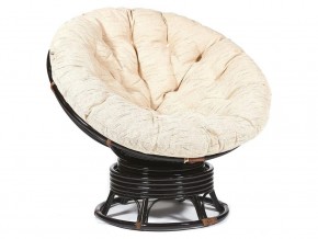 Кресло-качалка Papasan w 23/01 B с подушкой Antique brown, ткань Старт в Лабытнангах - labytnangi.магазин96.com | фото