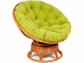 Кресло-качалка Papasan w 23/01 B с подушкой Cognac, флок Олива в Лабытнангах - labytnangi.магазин96.com | фото