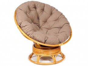 Кресло-качалка Papasan w 23/01 B с подушкой Honey, экошерсть Коричневый в Лабытнангах - labytnangi.магазин96.com | фото