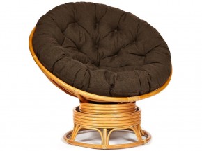 Кресло-качалка Papasan w 23/01 B с подушкой Honey, ткань Коричневый в Лабытнангах - labytnangi.магазин96.com | фото