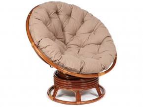 Кресло-качалка Papasan w 23/01 B с подушкой Pecan, экошерсть Коричневый в Лабытнангах - labytnangi.магазин96.com | фото