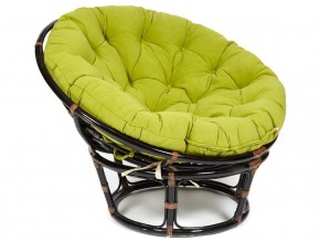 Кресло Papasan 23/01 W с подушкой Antique brown, флок Олива в Лабытнангах - labytnangi.магазин96.com | фото