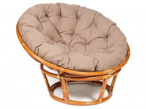 Кресло Papasan 23/01 W с подушкой Cognac, экошерсть Коричневый в Лабытнангах - labytnangi.магазин96.com | фото