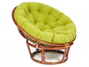 Кресло Papasan 23/01 W с подушкой Pecan, флок Олива в Лабытнангах - labytnangi.магазин96.com | фото