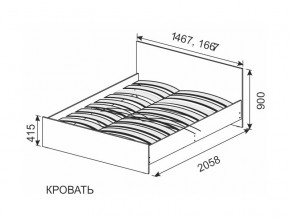 Кровать 1600х2000 ортопедическое основание в Лабытнангах - labytnangi.магазин96.com | фото