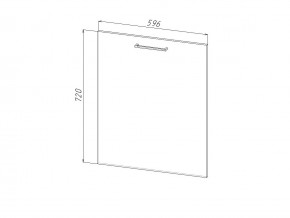 П 60 Комплект для посудомоечной машины 600 мм (цоколь + фасад) ЛДСП в Лабытнангах - labytnangi.магазин96.com | фото