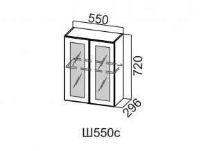 Ш550с/720 Шкаф навесной 550/720 (со стеклом) в Лабытнангах - labytnangi.магазин96.com | фото