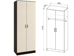 Шкаф 2 двери Ронда ШКР800.1 венге/дуб белфорт в Лабытнангах - labytnangi.магазин96.com | фото