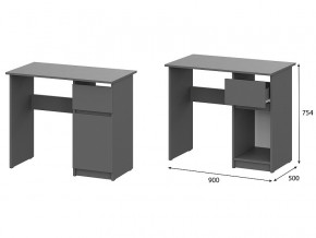 Стол письменный 900 Денвер Графит серый в Лабытнангах - labytnangi.магазин96.com | фото